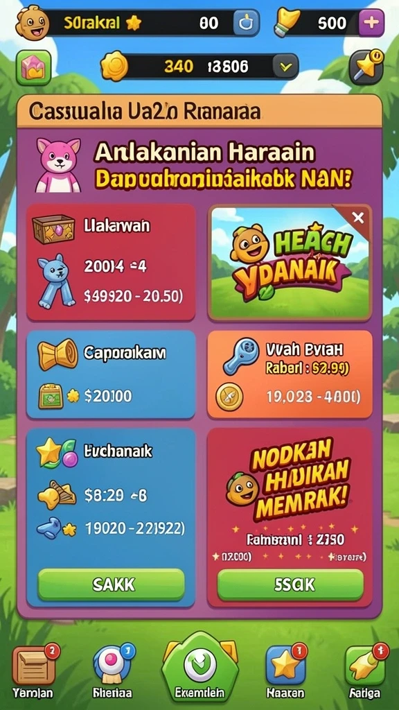 bisabet - Tampilan antarmuka yang menarik dan mudah digunakan.