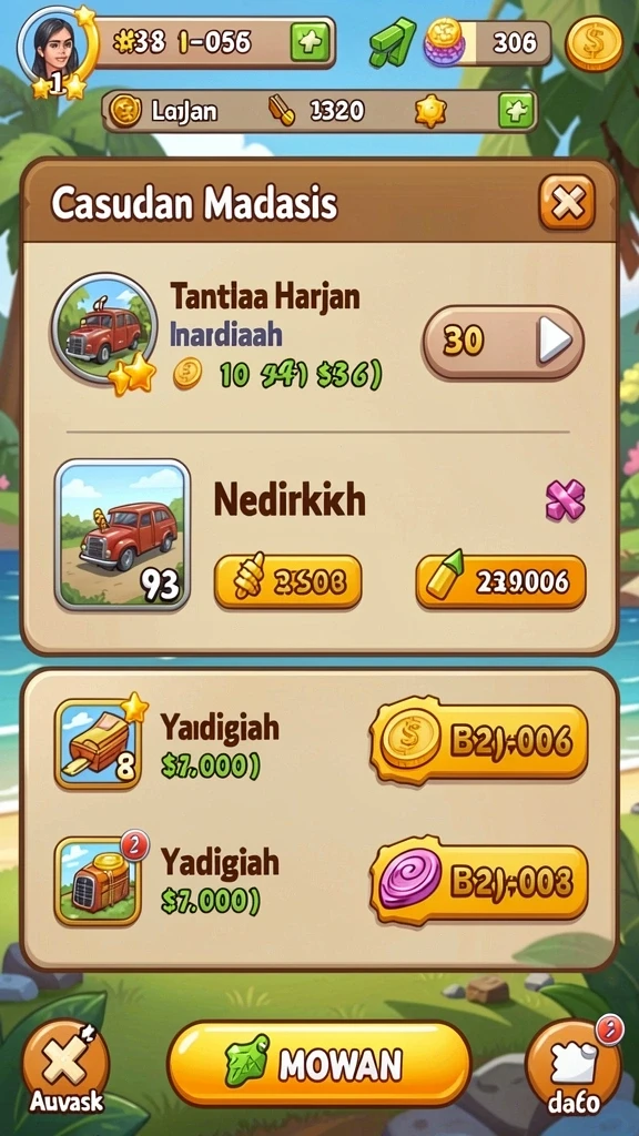 qqstar - Karakter dengan skin baru yang dapat dipilih.