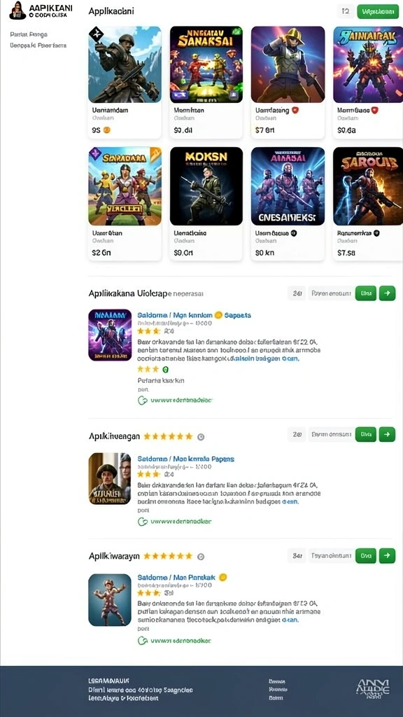 sapitoto - Tampilan antarmuka yang menarik dan ramah pengguna.