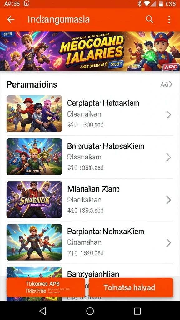 slot138 - Screenshot menampilkan beberapa pilihan permainan yang tersedia.